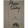 Image 3 : Ralston, J.K.  book, Rhymes of a Cowboy book, near fine
