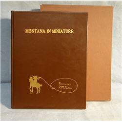 Cole, Phillip, Montana In Miniaturebook,1966, illus. by OC Seltzer,  ltd. edition book