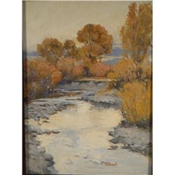 Korell, Phil, oil on board,The Judith River, 12" x 16", est. $ 400-600