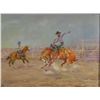 Image 1 : Contway, Jay,  A Real Ranch Rodeo, 16”x 12”, orig. on board, framed