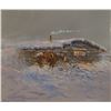 Image 1 : Cheek, C. R., oil on board, WAITING OUT THE STORM, 8" x 10",