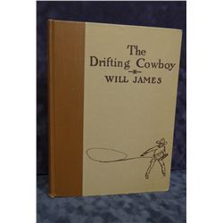 James, Will, Drifting Cowboy, 1st, 1925, with inscription and sketch to Earl Snook, and signed by WJ