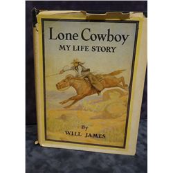 James, Will, Lone Cowboy, Illus. Ed., 1946, Scribner, dj