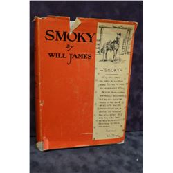 James, Will, Smoky, 1926, not 1st, gray/white cloth, book fine, dj, rough