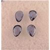 Image 1 : 4 Yogo Sapphries, .70 ct tw/4.5 x 3.2 mm each