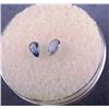 2 Yogo Sapphires, .35ct tw/4.5 x 3.2 mm each