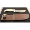 Image 2 : Ruana 6" skinner knife with original sheathand w/Hear The Hammer, book by Rudy Ruana, signed by his