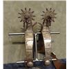 Beurmann silver mtd spurs, jingle bobs, 12 pt rowels
