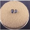2 Yogo Sapphires, .36 ct tw/4.5 x 3.2 mm each