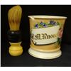 C. M. Russell personal shaving mug/brush. Purchased from the Boyd Jensen collection, in the late 196