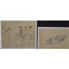 Image 3 : James, Will, 2 original pen & ink drawings, unsigned, 9" x 6" and 8" x 10"