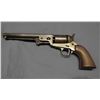 Italian black powder revolver, .36 Navy, brass frame, with George Lawrence holster