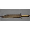 Image 1 : Large skinning knife, 13 3/4" blade, bone handle, very old