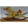 Child's vintage rocking horse, 42" long, 14" w