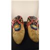 Beaded Woodlands Tribe moccasins, 1900's