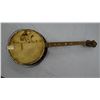 Banjo with original vintage painting, cased