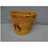 Image 2 : Woven basket, 9" h x 11" w