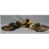 5 vintage wooden duck decoys