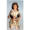 Indian doll with stand, 13" tall