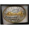 MT Centennial buckle; sterling silver ranger buckle and ladies' belt buckle