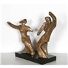 Image 2 : Pearl Amsel, Dancing Couple, Bronze Sculpture, Signature and date inscribed