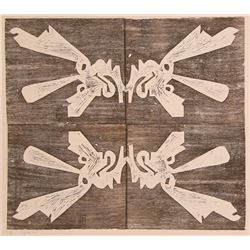 Ruth Appelberg,  - Hip Bones, Woodcut on Wove Paper