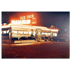 John Baeder, Tick Tock Diner, Silkscreen on Somerset Paper