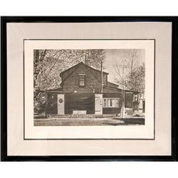 John Baeder,  (House with Trailer), Etching