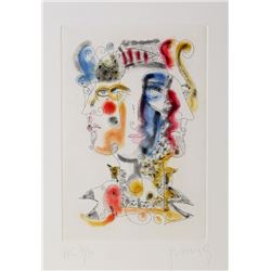 Juan Sebastian Barbera, Encuentro III, Aquatint Etching