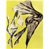 Image 1 : Lynda Benglis, Dual Nature (Yellow), Lithograph with Gold Leaf