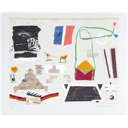 Elizabeth Blackadder,  - Paris Still Life, Lithograph on Japon paper Chine Colle
