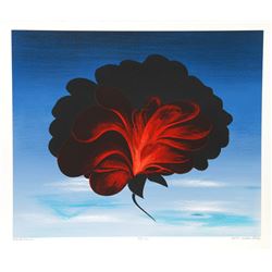 John Cedarstrom, Black Rose, Serigraph