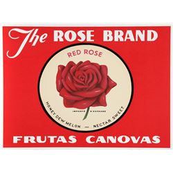 Barbara Cesery, The Rose Brand, Serigraph