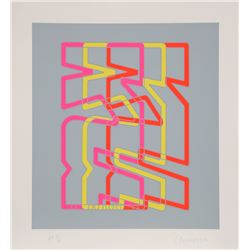 Chryssa, Series 6, Silkscreen on Arches