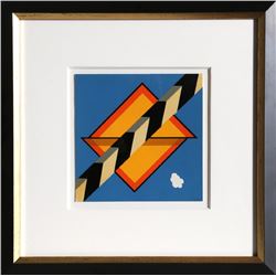 Allan D'Arcangelo,  from Banner, Silkscreen on Card Stock