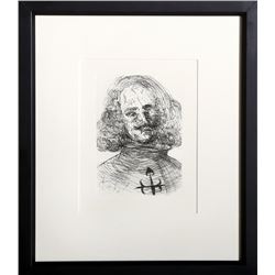 Salvador Dali, Velazquez, Restrike Etching