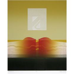 Carlos Davila, Seascape III, Aquatint Etching