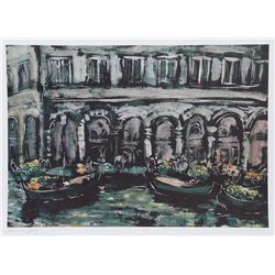 Bogdan Grom, Venice in Spring, Lithograph