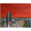 Image 1 : Alvaro Guillot, De Rouge Sur La Ville, Oil on Canvas, signed u.r.