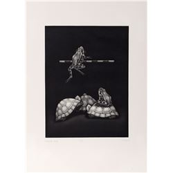 Kazuhisa Honda, Jumping Frog, Mezzotint