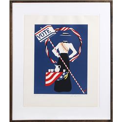 Robert Indiana, Henrietta M, Lithograph on Arches