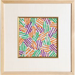 Jasper Johns, Crosshatch (ULAE S.13), Screenprint on Patapar printing parchment