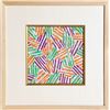 Image 1 : Jasper Johns, Crosshatch (ULAE S.13), Screenprint on Patapar printing parchment
