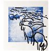 Image 1 : Menashe Kadishman, Sheep Portfolio 2, Serigraph and Etching