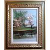 Image 1 : Morris Katz, Spring Trees, Oil on Canvas
