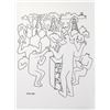 Image 1 : Mark Kostabi, Headless, Drawing on Canvas