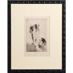 Louis Legrand, Le Chancre, Etching