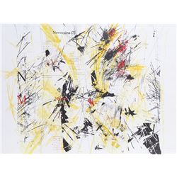 Sandro Martini, Abecedario (Yellow), Digital Print and Etching