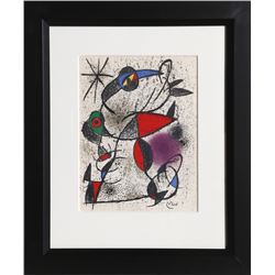 Joan Miro, Jaillie du Calcaire from Souvenirs de Portraits d'Artistes. Jacques Pr??vert: Le Coeur ?‡