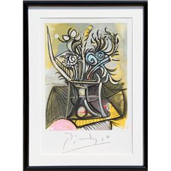 Pablo Picasso, Vase de Fleurs, 2-K-k, Lithograph